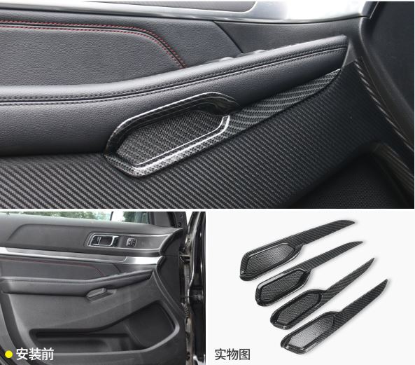 Ốp hõm cửa trong mạ cacbon Ford Explorer