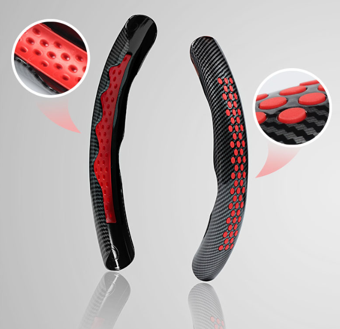 Ốp cacbon vô lăng xe Ford Territory 2022 (1 cặp)