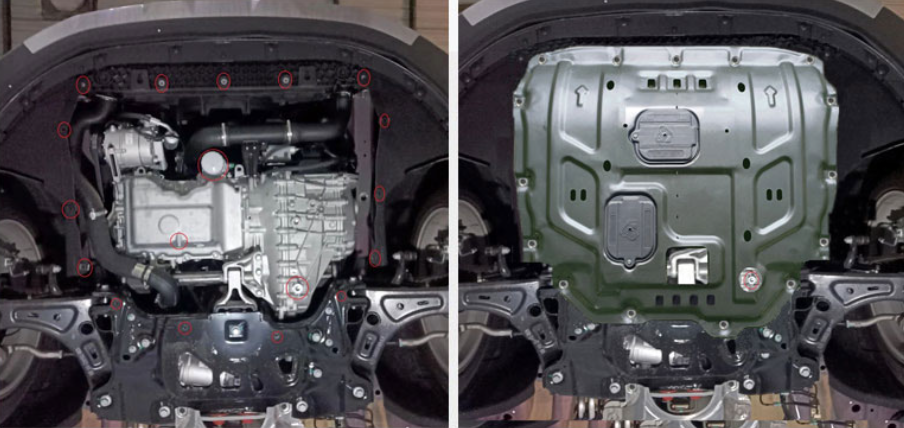 Chắn gầm động cơ hợp kim nhôm Ford Territory 2022