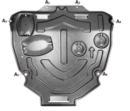 Toyota Camry chắn gầm động cơ hợp kim nhôm