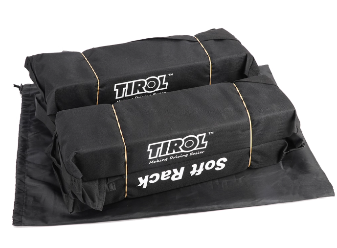 Giá hỗ trợ để hành lý dài trên nóc xe không có thanh dọc