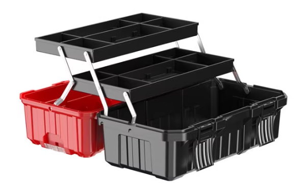 Hộp đựng đồ sửa chữa nhiều tầng, chia ngăn (42x20x17cm)