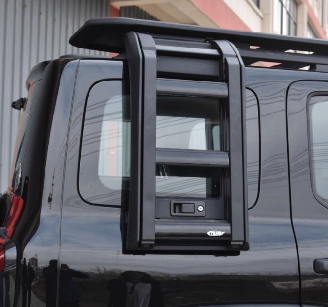 Thang leo treo xe thông minh thu gọn (Mẫu 1)