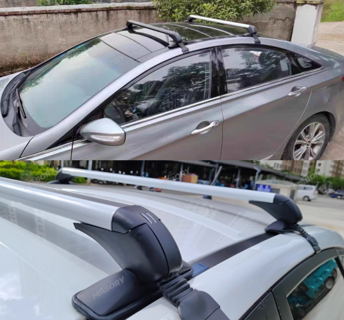 Thanh ngang nóc cho xe không có thanh dọc