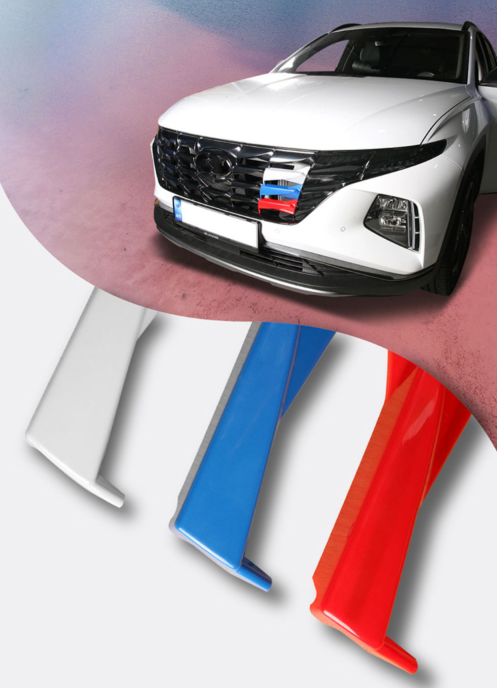 Ốp trang trí mặt calang xe Hyundai Tucson 2022