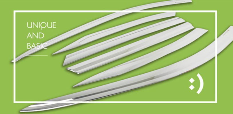 Vè che mưa mạ crom xe Hyundai Tucson 2022