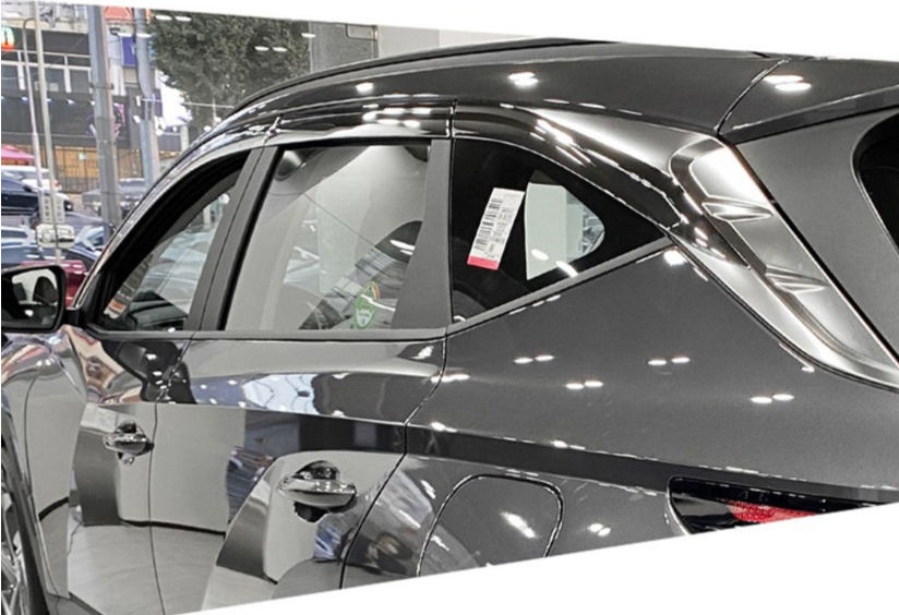 Vè che mưa mạ crom xe Hyundai Tucson 2022