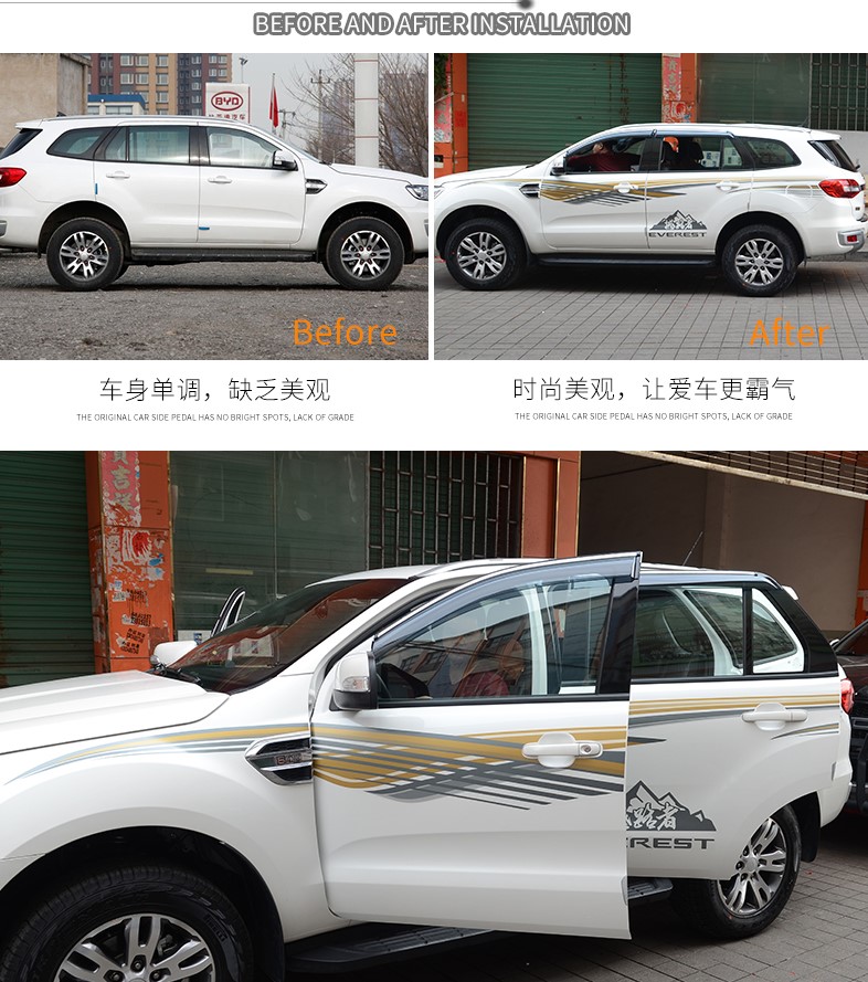 Đề can dán xe Ford Everest 2016-2020