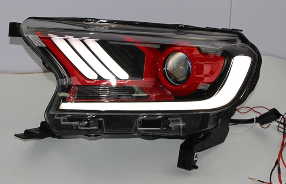 Độ đèn pha Mutang Ford Everest (Mẫu 2)