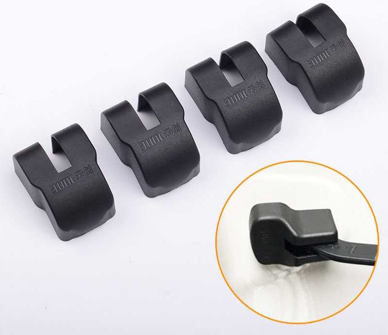 Ốp chống gỉ 4 bản lề xe Ford Everest 2016-2020