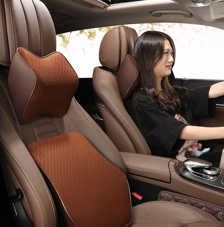 Bộ tựa đầu và lưng cao su non (1 bộ)