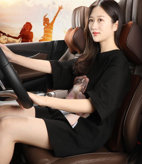 Bộ tựa đầu và lưng cao su non (1 bộ)