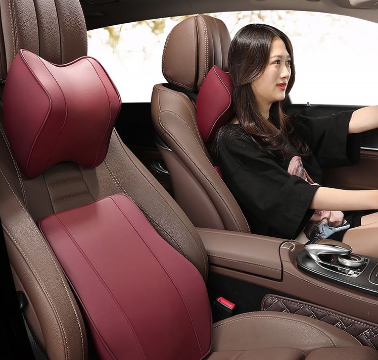 Bộ tựa đầu và lưng cao su non (1 bộ)