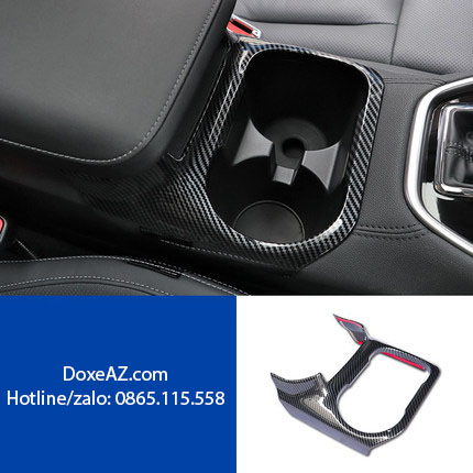 Ốp hộc để cốc vân cacbon xe Subaru Outback 2021-2022