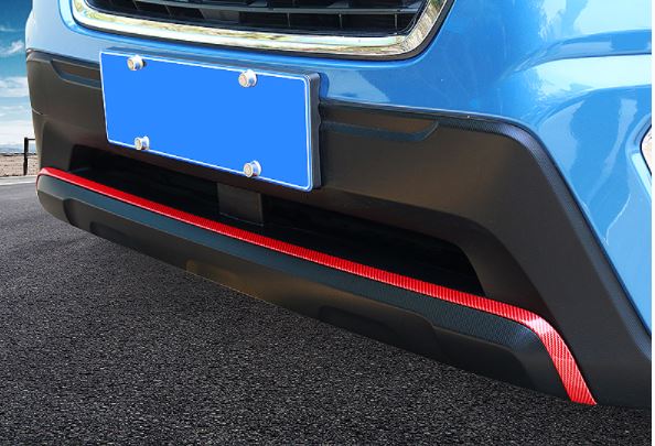 Ốp viền Full 2 bên + Trước, Sau + Nóc Xe Cacbon Đỏ Subaru FRT