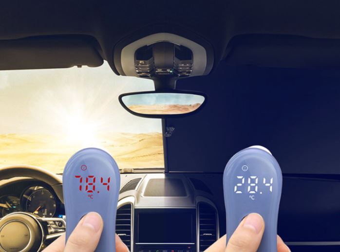 Tấm chắn nano chống nắng kính lái