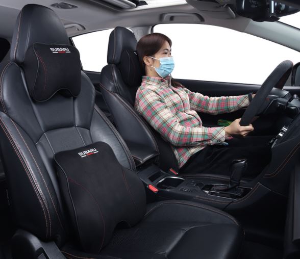 Gối tựa đầu tựa lưng lông cừu subaru (1 cặp)