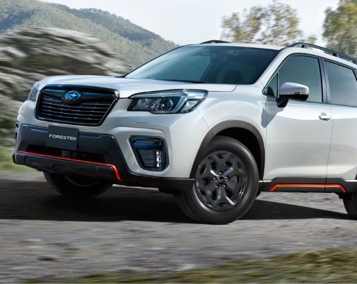 Ốp viền Đỏ full xe trước sau + hông Subaru Forester 19-21