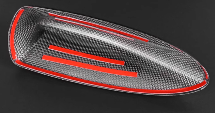 Ăng ten vây cá  sơi cacbon cho Subaru Crosstreck