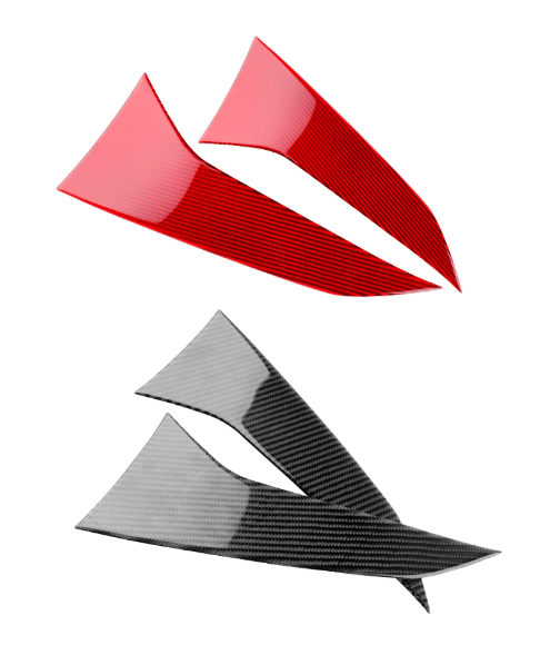 Ốp cacbon viền kính sau cho subaru Crosstreck 2025