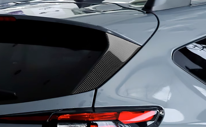 Ốp cacbon viền kính sau cho subaru Crosstreck 2025