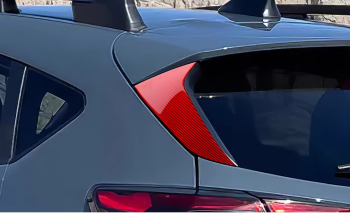 Ốp cacbon viền kính sau cho subaru Crosstreck 2025