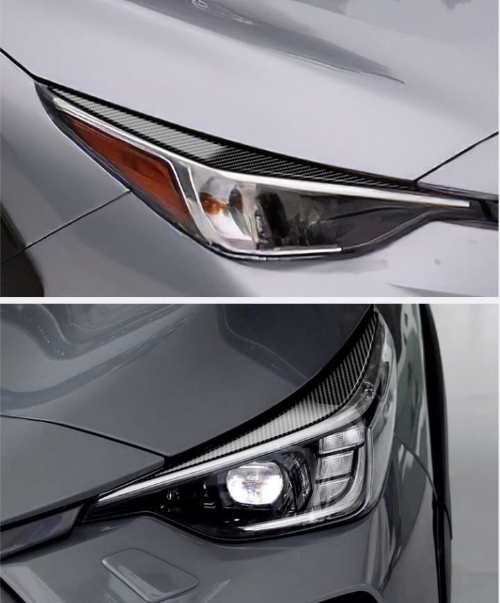 Ốp mí đèn xe cacbon Subaru Crosstrek 2025