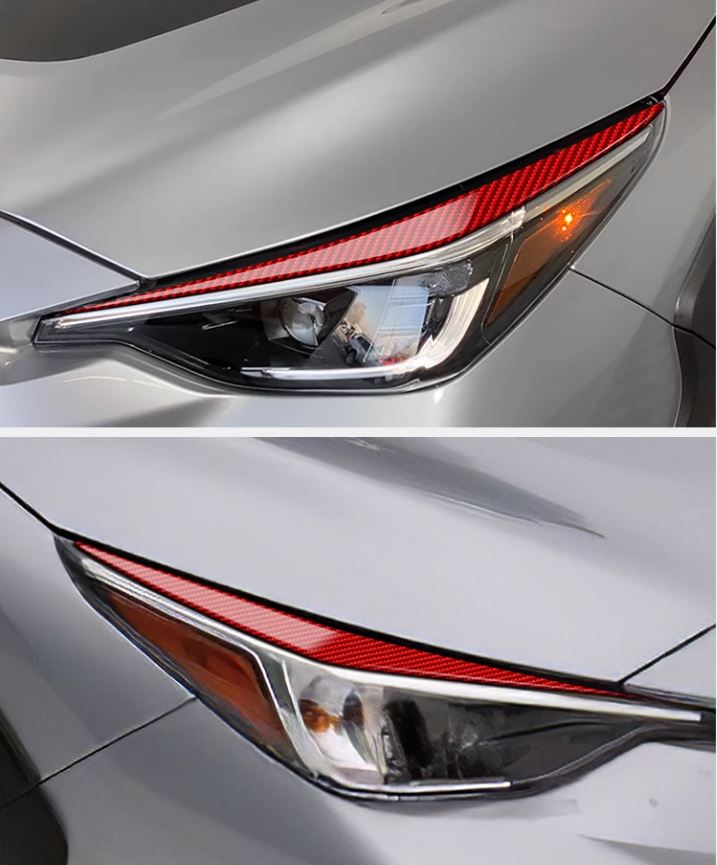 Ốp mí đèn xe cacbon Subaru Crosstrek 2025