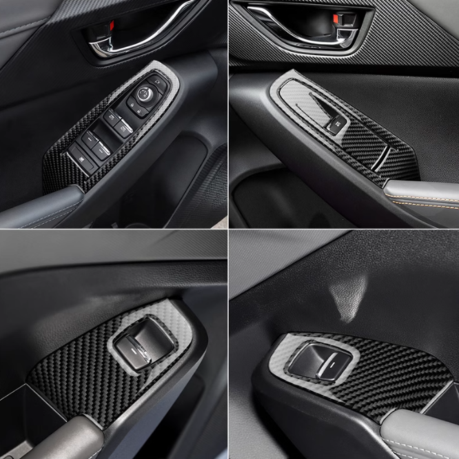 Ốp nâng hạ kính cacbon Subaru Crosstrek 2025