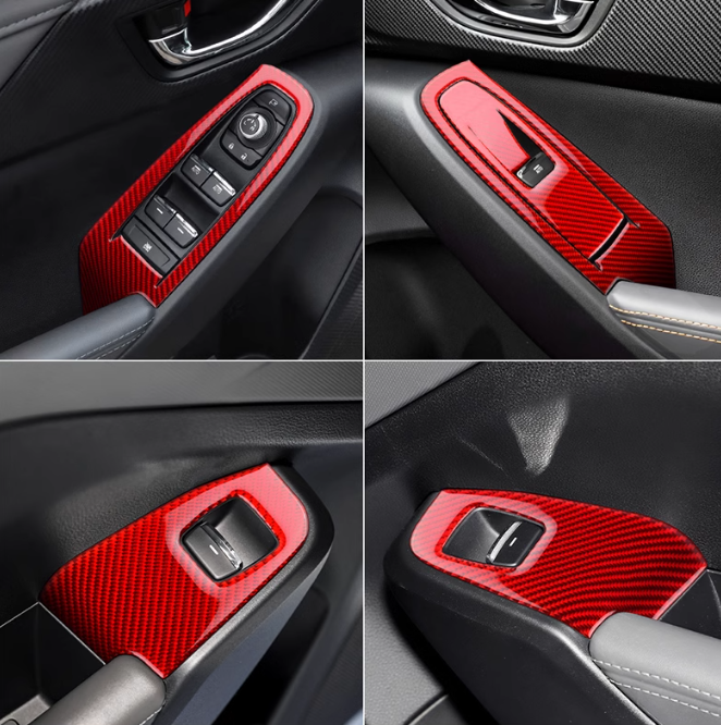 Ốp nâng hạ kính cacbon Subaru Crosstrek 2025