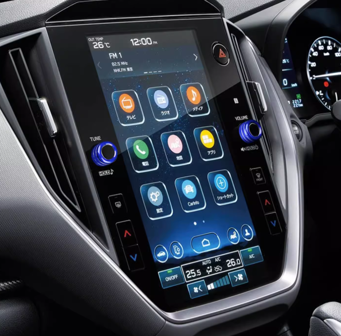 Ốp núm điều khiển màn hình trung tâm Subaru Crosstreck 2025