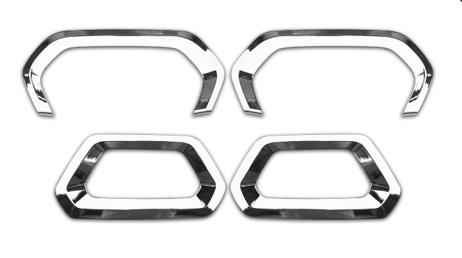 Ốp viền đèn trước sau cho Subaru Forester 2025-2028