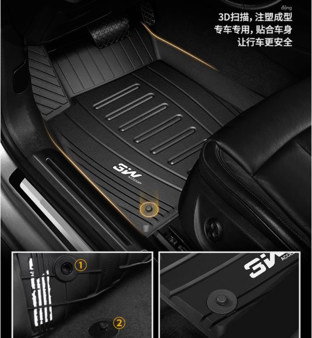 BMV X3 2018-2021 Thảm đúc 3W chất liệu nhựa TPE