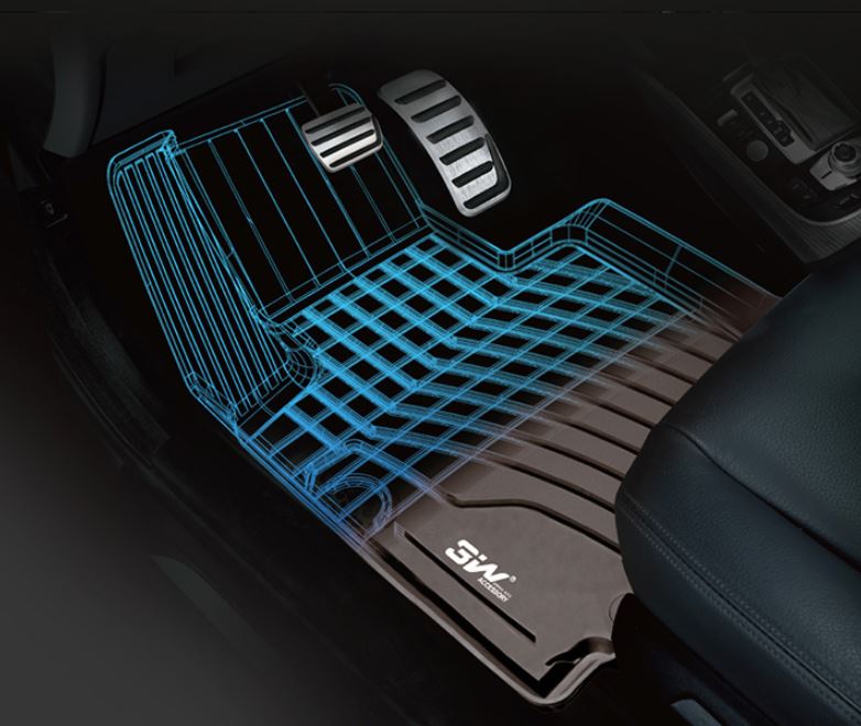 Land Cruiser Prado 2021 Thảm đúc 3W chất liệu nhựa TPE