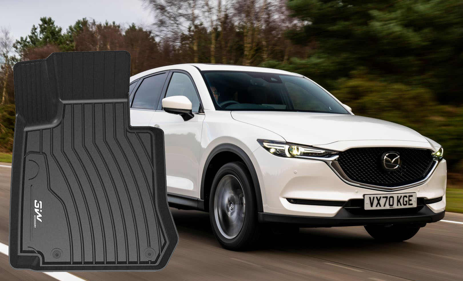Mazda CX5 2018-2021 Thảm đúc 3W chất liệu nhựa TPE