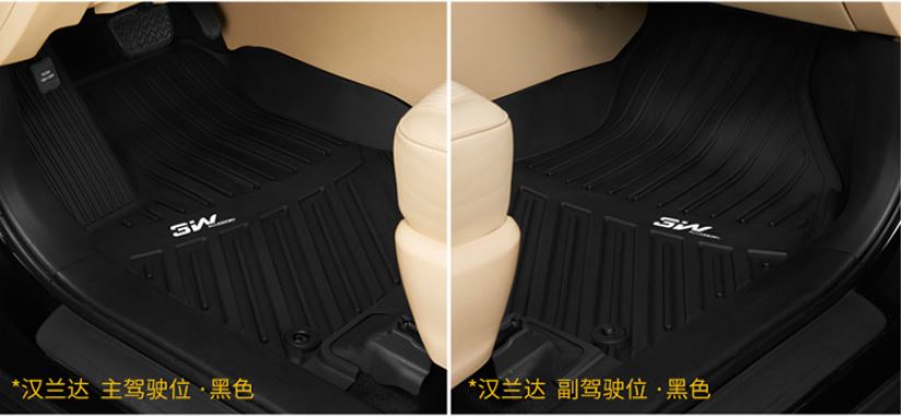 Toyota Camry 18-21 Thảm đúc 3W chất liệu nhựa TPE