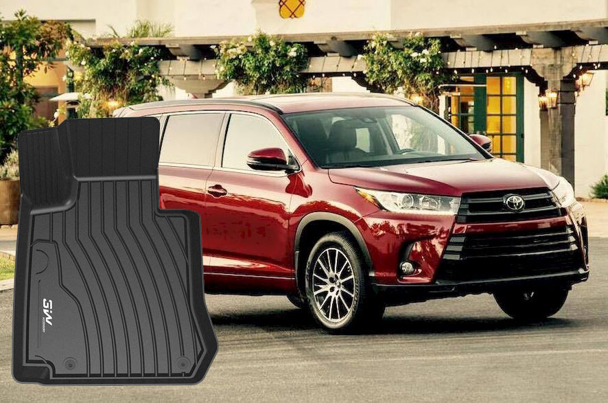 Toyota Highlander 18-21 Thảm đúc 3W chất liệu nhựa TPE