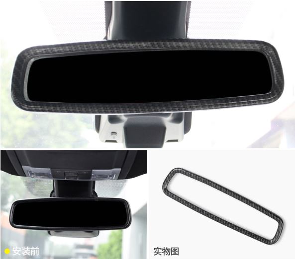 Ốp viền gương chiếu hậu mạ cacbon Ford Explorer