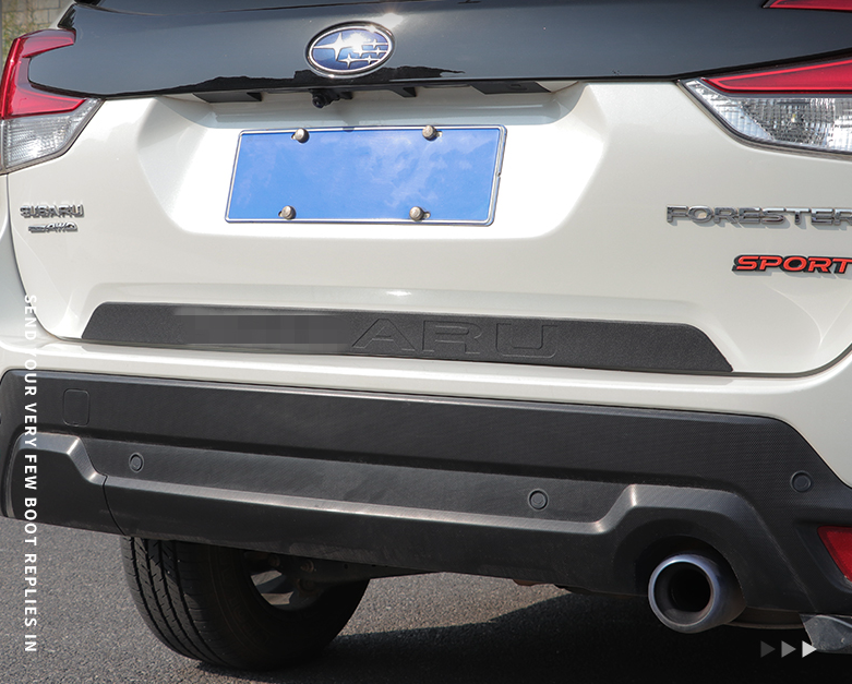 Miếng dán cao su trang trí sau xe Subaru Forester 2019-2022