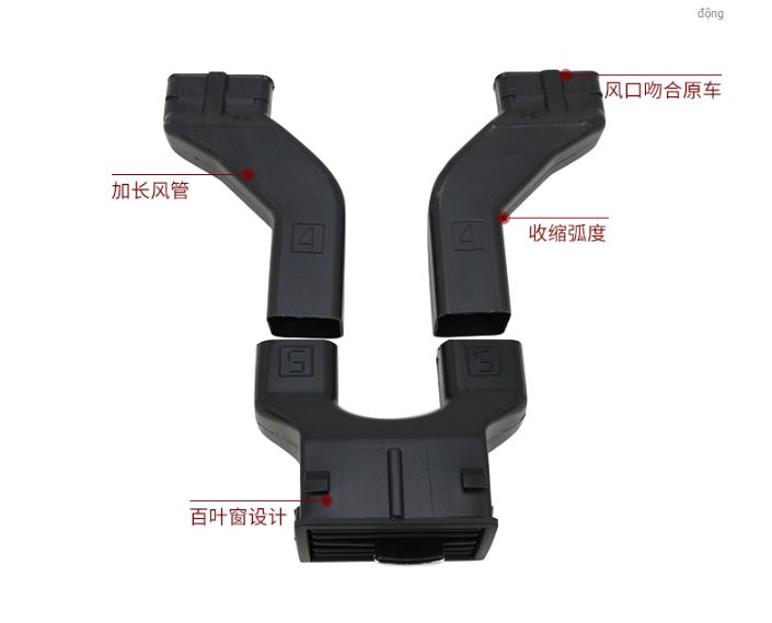 Ốp điều hòa chân ghế Subaru Outback 2015 - 2020 (1 chiếc)