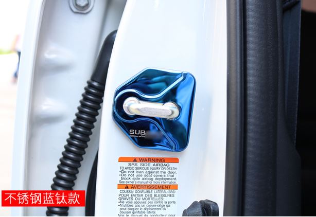 Ốp chống gỉ chốt cửa Subaru Outback 2015 - 2020