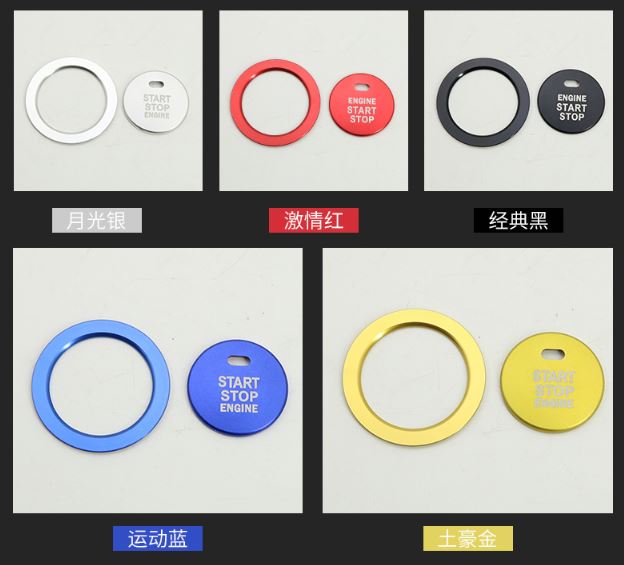 Ốp núm khởi động Subaru Outback 2015 - 2020