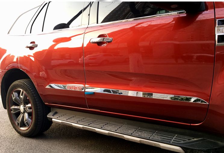 Bộ ốp sườn inox 304 cho Ford Everest