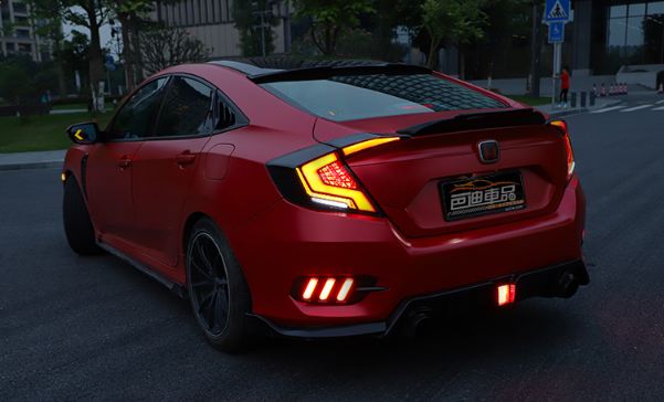 Độ đèn hậu Honda Civic (Mẫu 5)