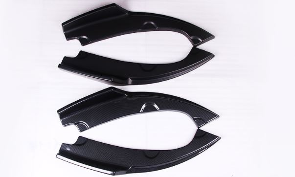 Ốp góc cản sau đen cacbon Honda Civic