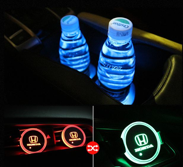 Lót hõm cốc led Honda Civic (1 cặp)