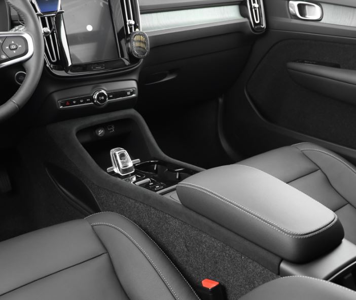 Ốp viền hộp số da lộn Volvo XC40 2018-2021