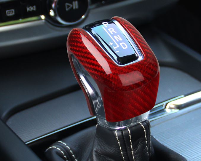 Ốp cần số volvo xc60 nhựa kỹ thuật cacbon