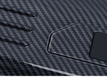 Ốp chống trầy cốp cacbon volvo xc60( 2 thanh)