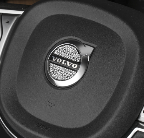 Ốp trang trí logo vô lăng Volvo XC60 2018-2021